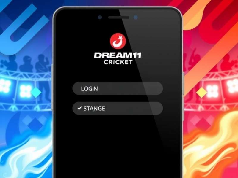 Dream11 Fantasy Cricket App Login Screen