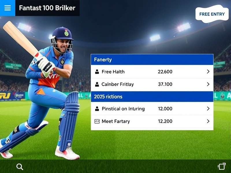 Howzat Fantasy Cricket App Interface
