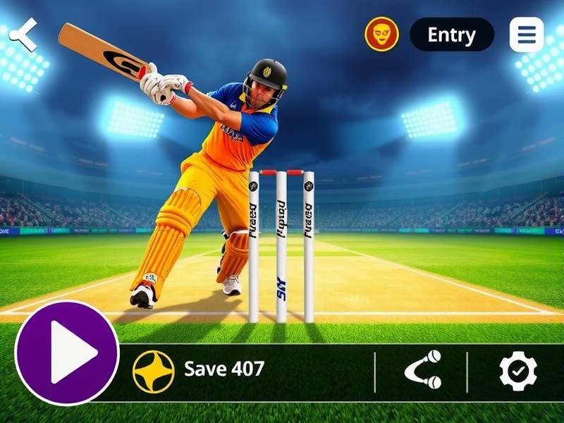 Fantasy Cricket App Free Entry Screenshot on Mobile
