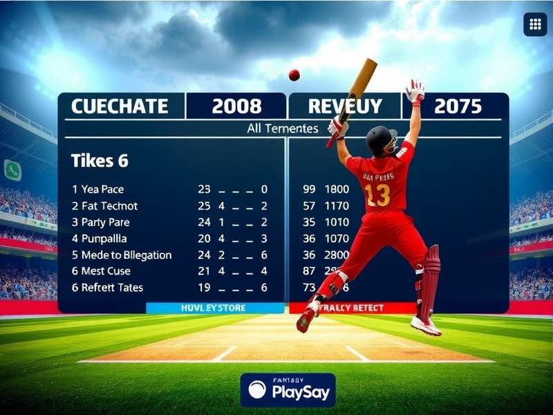 Fantasy Cricket Live Score Dashboard on Mobile and Laptop