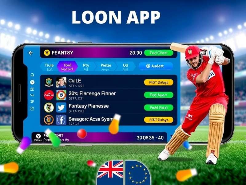 Dream11 Fantasy Cricket App Interface on PC