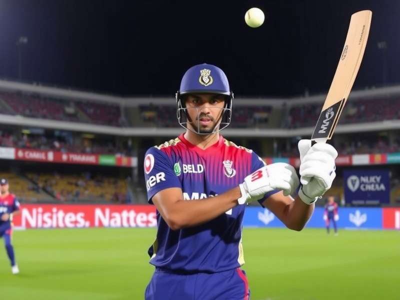 IPL Fantasy Cricket Strategy Session with Laptop and Stats