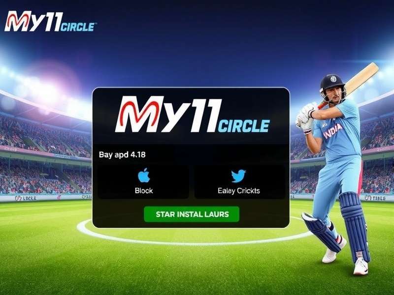 My11circle Fantasy Cricket App 4.2 Interface on Mobile