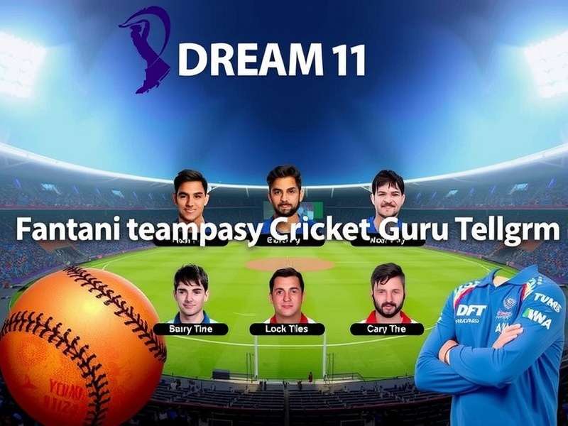 Fantasy Cricket Analyst preparing Dream11 team on laptop and mobile