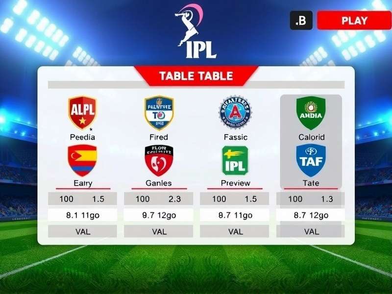 IPL 2021 Fantasy Cricket Table A Player Analysis Dashboard