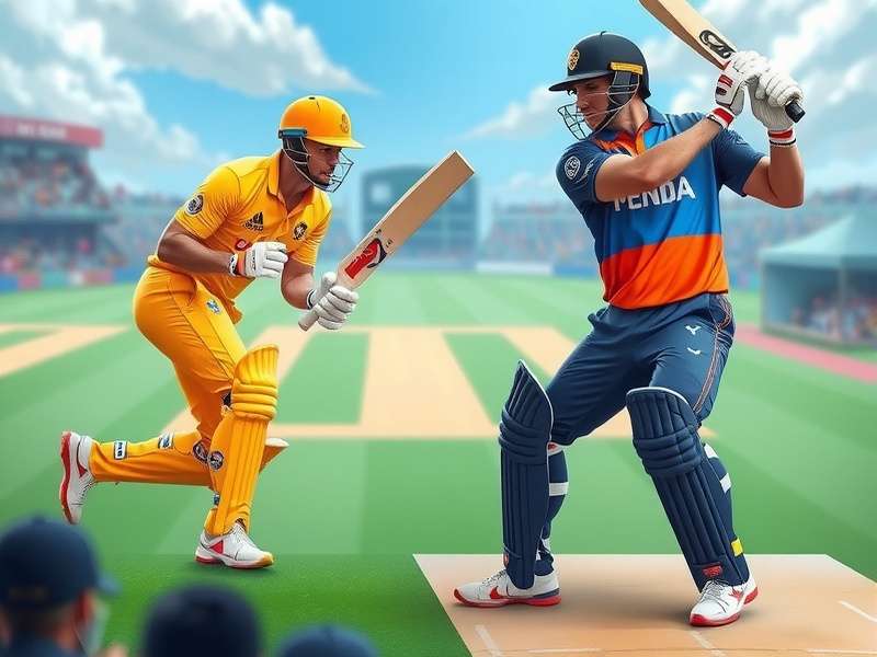 Expert team analyzing cricket data on multiple screens