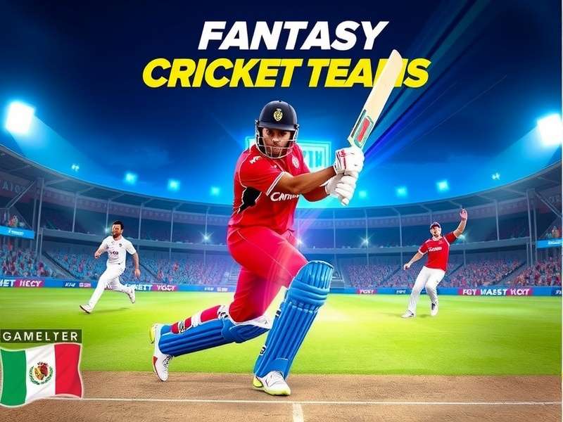 Fantasy cricket team live download dashboard showing real-time player stats and squad predictions for IPL 2025