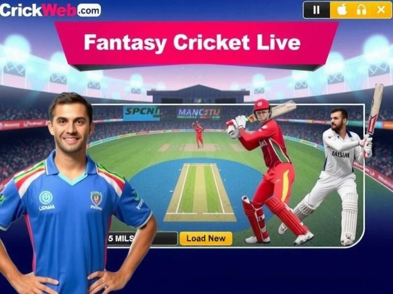 Crickweb Fantasy Cricket Live — Real-time fantasy cricket analysis and tips for Indian players