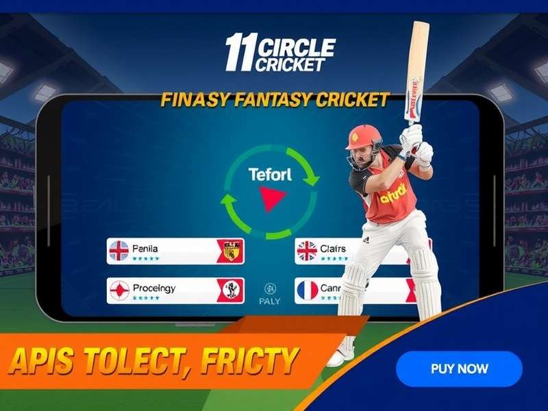 My 11 Circle Fantasy Cricket App 4 English — dashboard and match preview